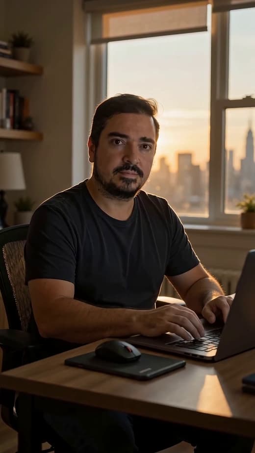 Escritorio, antes de la transformación