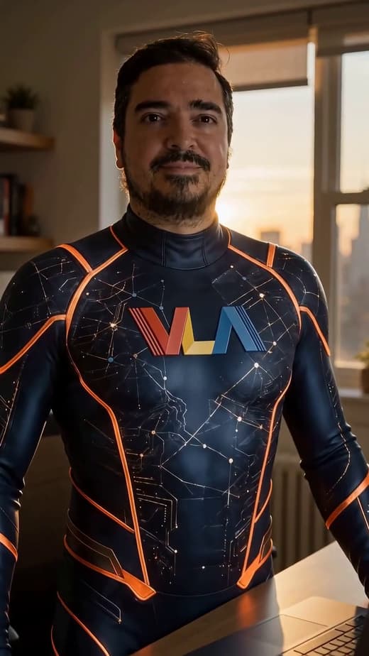 El traje ya formado sobre el cuerpo